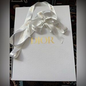 Dior LARGE MAGNETIC Gift Box + Ribbon + Tissues